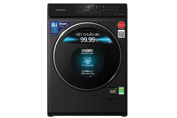 Máy Giặt Sấy Panasonic Inverter giặt 10kg&nbsp; sấy 6kg&nbsp;NA-S106FR1BV